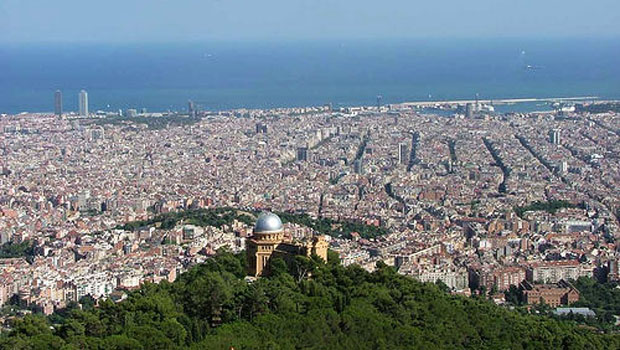 Barcellona vista dal Tibidabo