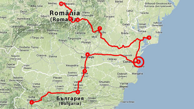 Itinerario Viaggio Romania - Costanza